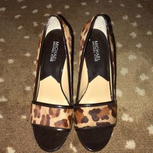 Michael Kors Cheetah Wedges
